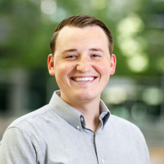 Tyler Coniam, administrative support for Peyton Music Therapy
